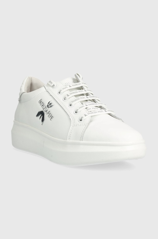 Patrizia Pepe Girl sneakersy skórzane PPJ210.36.41 biały SS24