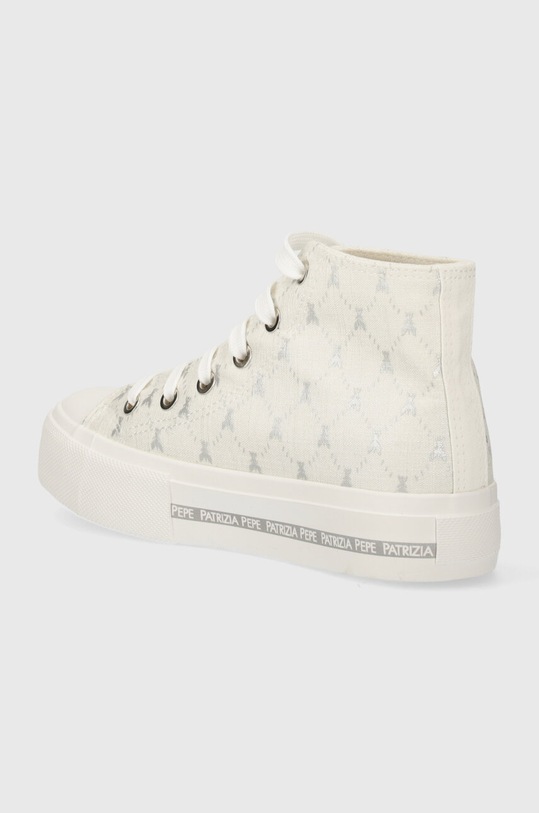 Obuwie Patrizia Pepe Girl trampki PPJ257.35.41 beżowy