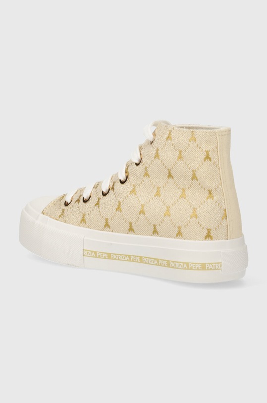 Obuwie Patrizia Pepe Girl trampki PPJ257.35.41 żółty