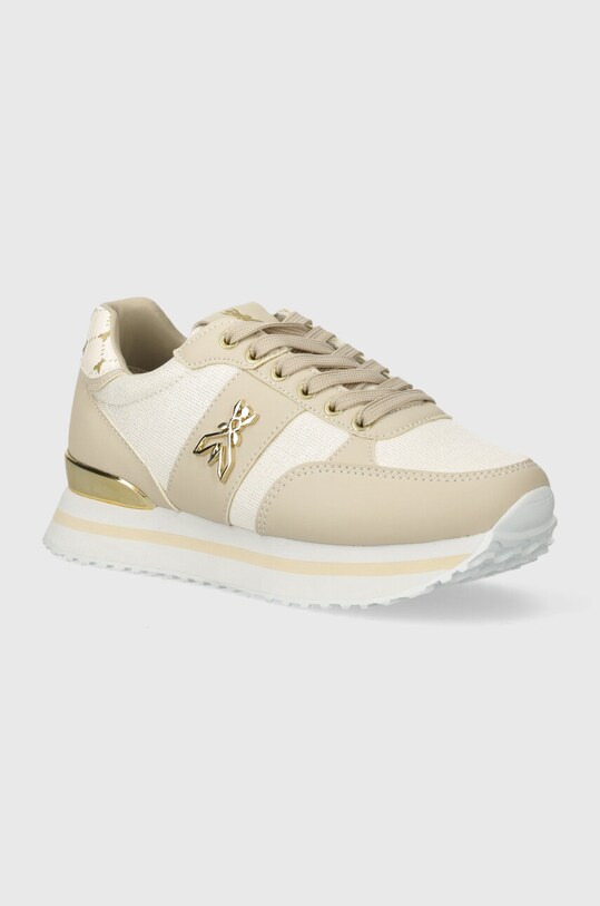 Patrizia Pepe scarpe da ginnastica per bambini tessile beige PPJ266.33.34