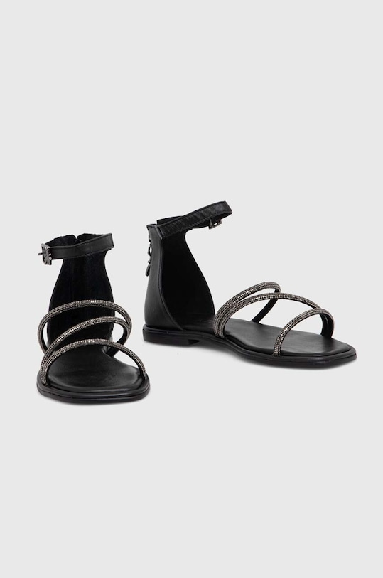 Patrizia Pepe Girl sandały dziecięce czarny PPJ285.35.41