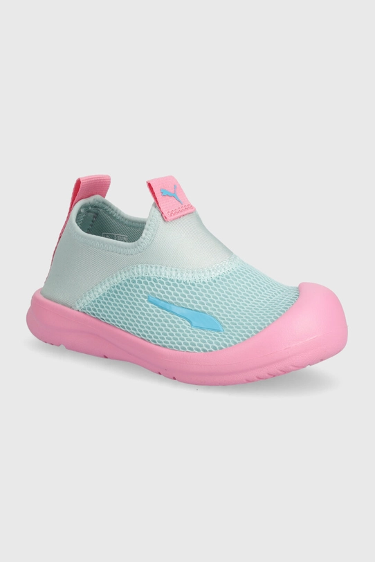 Puma sneakersy dziecięce Aquacat Shield Inf niska turkusowy 374861.G