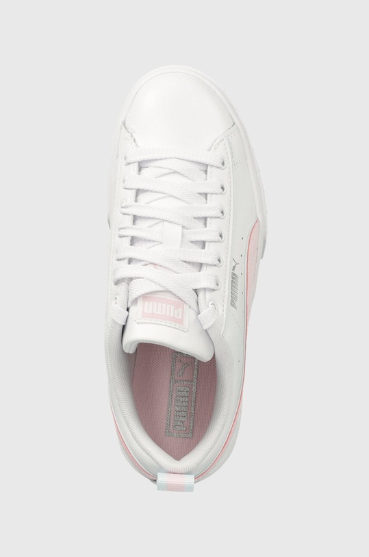 Dětské kožené sneakers boty Puma Mayze Lth Piping Jr bílá 396664