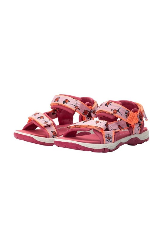 Detské sandále Jack Wolfskin SMILEYWORLD Planet friendly ružová 4062871.G.
