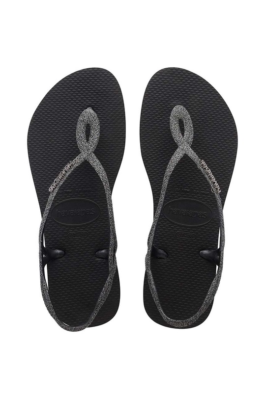 Havaianas sandały dziecięce LUNA PREMIUMI BLACK czarny 4146130.4057