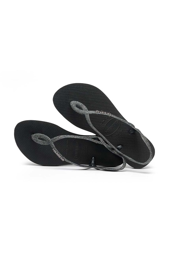 Havaianas sandały dziecięce LUNA PREMIUMI BLACK czarny 4146130.4057