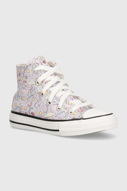 Converse trampki dziecięce CHUCK TAYLOR ALL STAR fioletowy A03578C