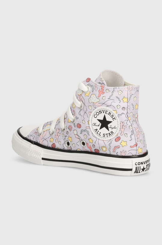 Dziewczynka Converse trampki dziecięce CHUCK TAYLOR ALL STAR A03578C fioletowy