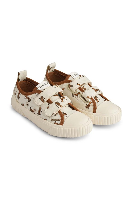 Liewood tenisówki dziecięce Kim Sneakers beżowy LW19002