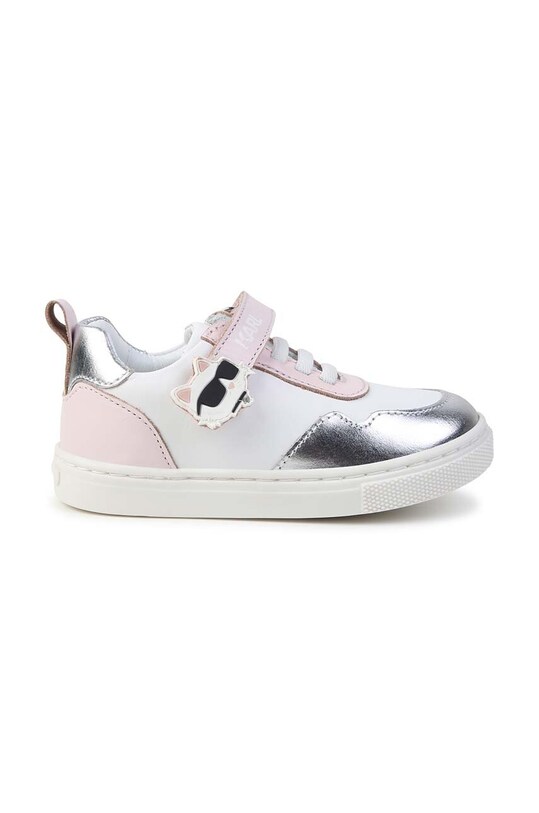 Παιδικά δερμάτινα αθλητικά παπούτσια Karl Lagerfeld Z30015. γκρί SS24