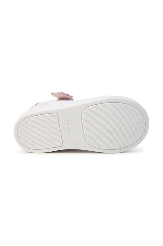 Παιδικά δερμάτινα αθλητικά παπούτσια Karl Lagerfeld Z30015. γκρί