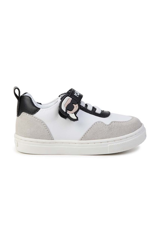 Karl Lagerfeld sneakersy skórzane dziecięce Z30015. czarny SS24