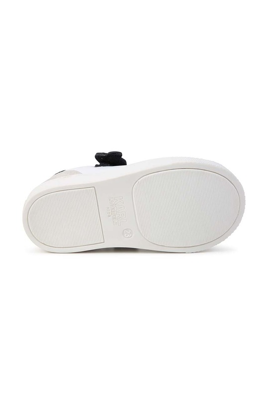 Karl Lagerfeld sneakersy skórzane dziecięce Z30015. czarny