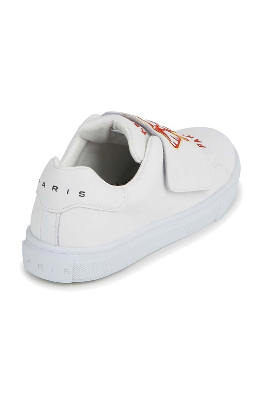 Chlapec Detské kožené tenisky Kenzo Kids K60387. biela