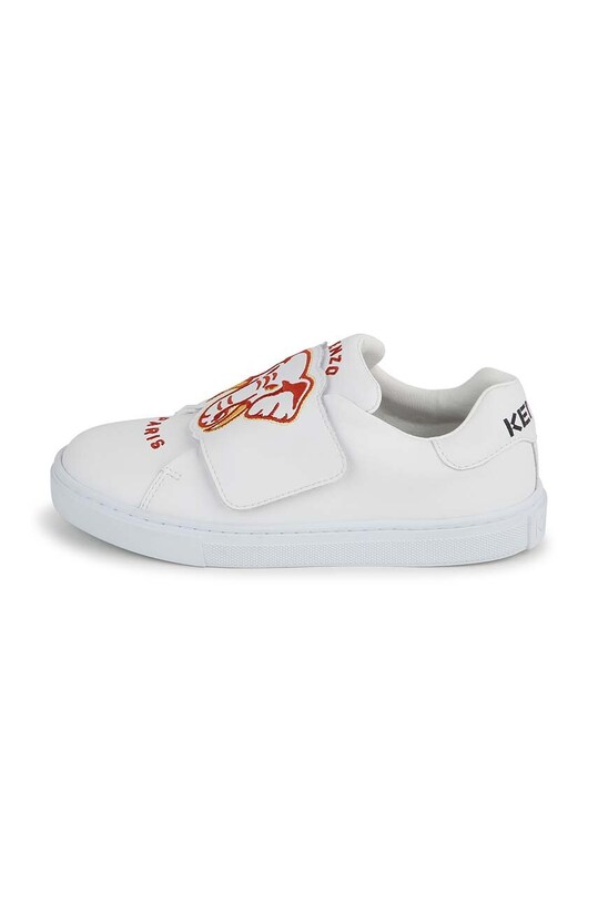 Kenzo Kids teniși din piele copii alb K60387.