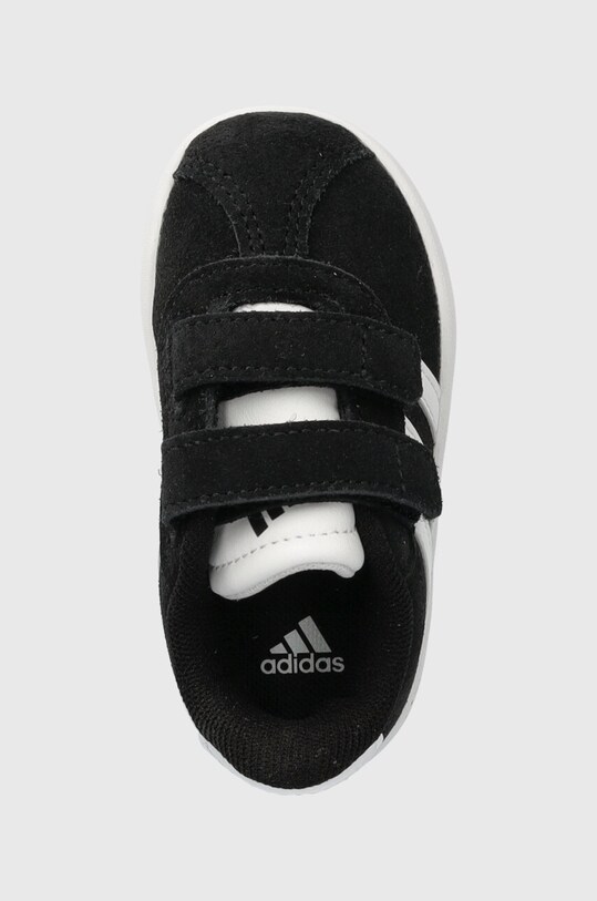 Детские замшевые кроссовки adidas VL COURT 3.0 CF I чёрный ID9158