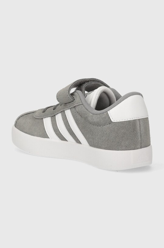 Хлопчик Дитячі замшеві кросівки adidas VL COURT 3.0 EL C ID9149 сірий