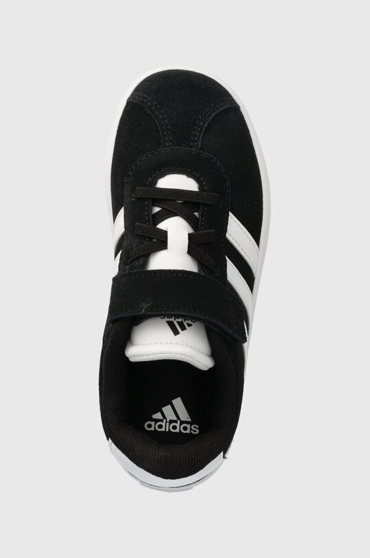 Детские замшевые кроссовки adidas VL COURT 3.0 EL C чёрный ID9148