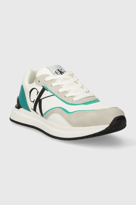 Calvin Klein Jeans sneakersy dziecięce V3X9.80893. zielony SS24