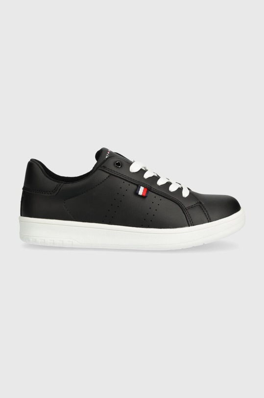 Tommy Hilfiger sneakersy dziecięce imitacja skóry licowej czarny T3X9.33348.35.41
