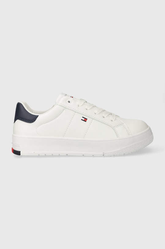 Detské tenisky Tommy Hilfiger imitácia kože biela T3X9.33357.35.41