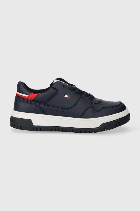 Detské tenisky Tommy Hilfiger imitácia kože modrá T3X9.33367.35.41