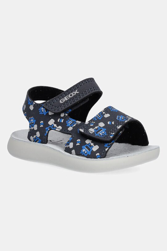 Dětské kožené sandály Geox SANDAL LIGHTFLOPPY modrá B455SC.000CE.