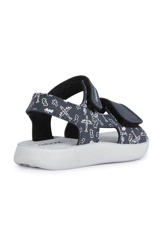 Chłopiec Geox sandały skórzane dziecięce SANDAL LIGHTFLOPPY B455SC.000CE. niebieski