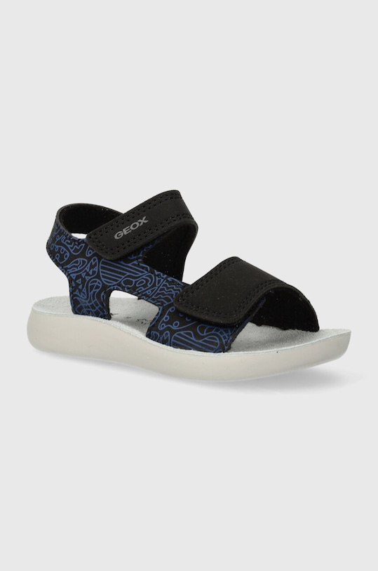 Geox sandały skórzane dziecięce SANDAL LIGHTFLOPPY czarny B455SC.000CE.