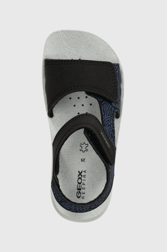 Geox sandały skórzane dziecięce SANDAL LIGHTFLOPPY czarny B455SC.000CE.