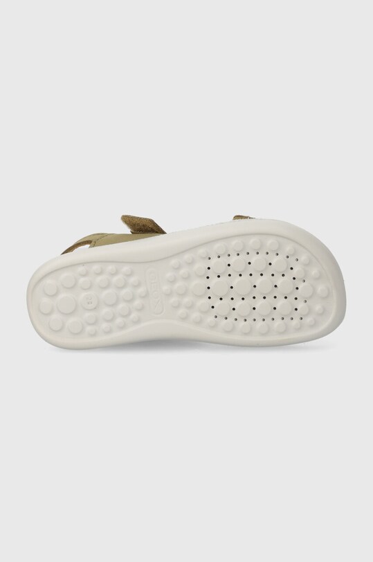 Detské nubukové sandále Geox SANDAL LIGHTFLOPPY J45GQC.00032.28.35 zelená