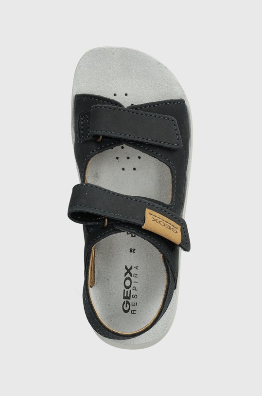 Geox sandały nubukowe dziecięce SANDAL LIGHTFLOPPY granatowy J45GQC.00032.28.35