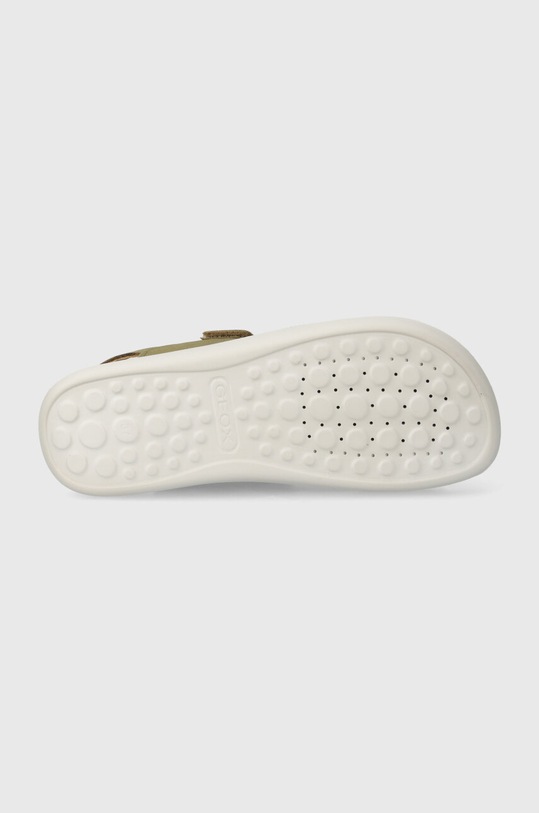 Geox sandały nubukowe dziecięce SANDAL LIGHTFLOPPY J45GQC.00032.36.39 zielony