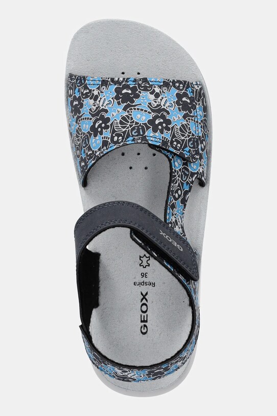 Dětské sandály Geox SANDAL LIGHTFLOPPY modrá J45GQE.000CE.36.39