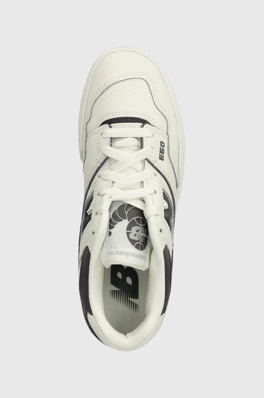 Παιδικά δερμάτινα αθλητικά παπούτσια New Balance GSB550BH λευκό GSB550BH