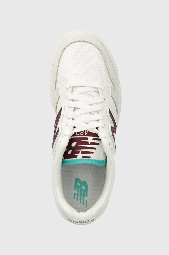New Balance sneakers pentru copii GSB480FT alb GSB480FT