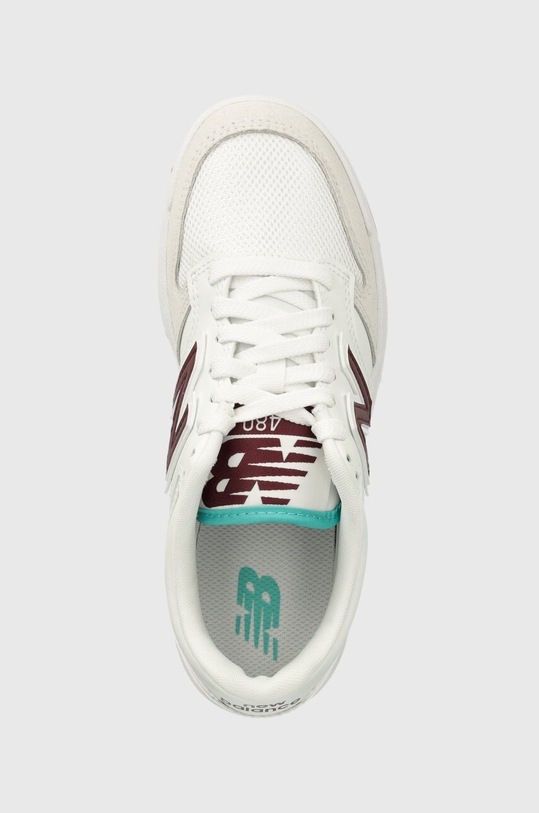 New Balance sneakersy dziecięce GSB480FT biały GSB480FT