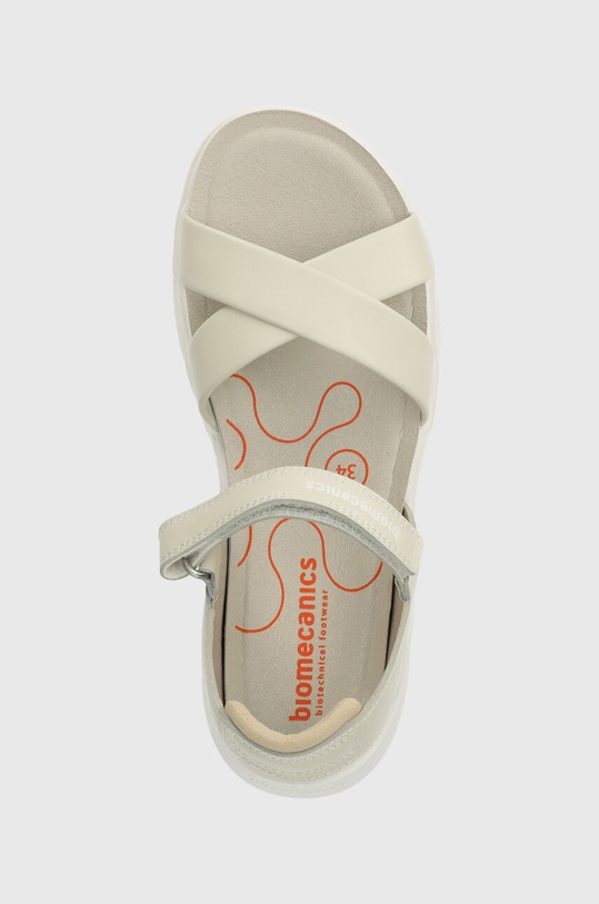 Biomecanics sandały skórzane dziecięce beżowy 242274