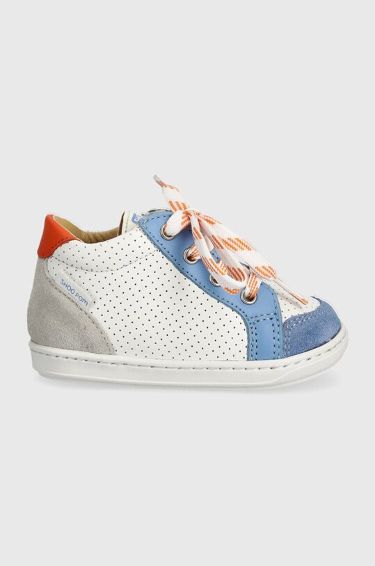 Детские кожаные полуботинки Shoo Pom BOUBA ZIP BOX Q4GRBI04.20.25 голубой SS24