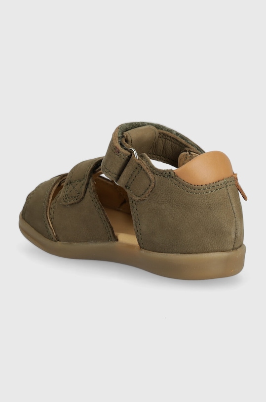CHLAPEC Dětské semišové sandály Shoo Pom PIKA SCRATCH Q4MCBO04.21.25 zelená