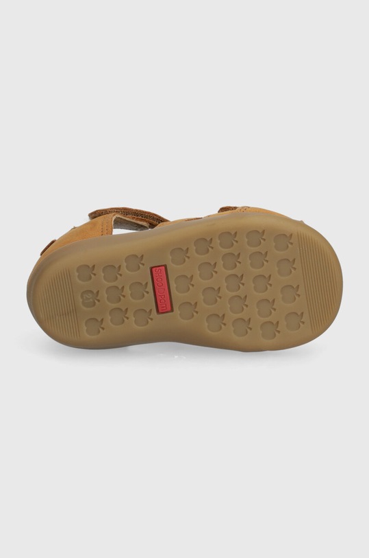 Shoo Pom sandały zamszowe dziecięce PIKA SCRATCH Q4MCBO04.21.25 brązowy