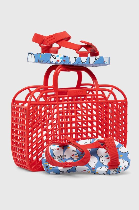 Melissa sandali per bambini PLAYTIME BB Planet friendly rosso M.35690