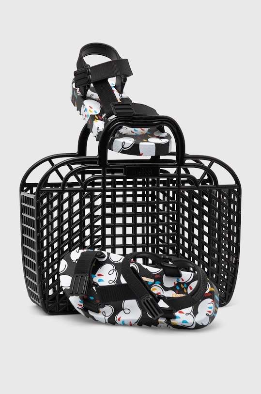 Melissa gyerek szandál PLAYTIME BB Planet friendly fekete M.35690