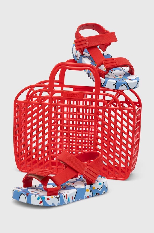 Melissa sandały dziecięce PLAYTIME Planet friendly czerwony M.35691