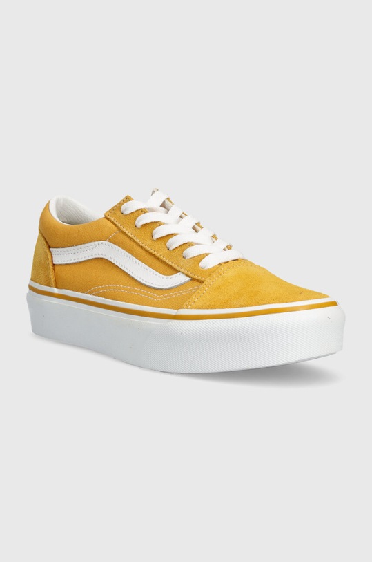 Vans tenisówki dziecięce Old Skool Platform VN0009PDLSV żółty SS24