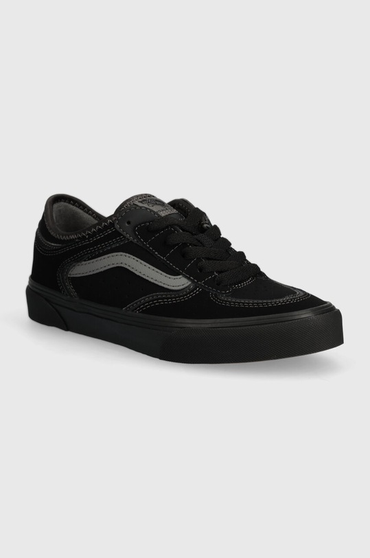 Vans tenisówki dziecięce JN Rowley Classic skóra zamszowa czarny VN000E52FOH