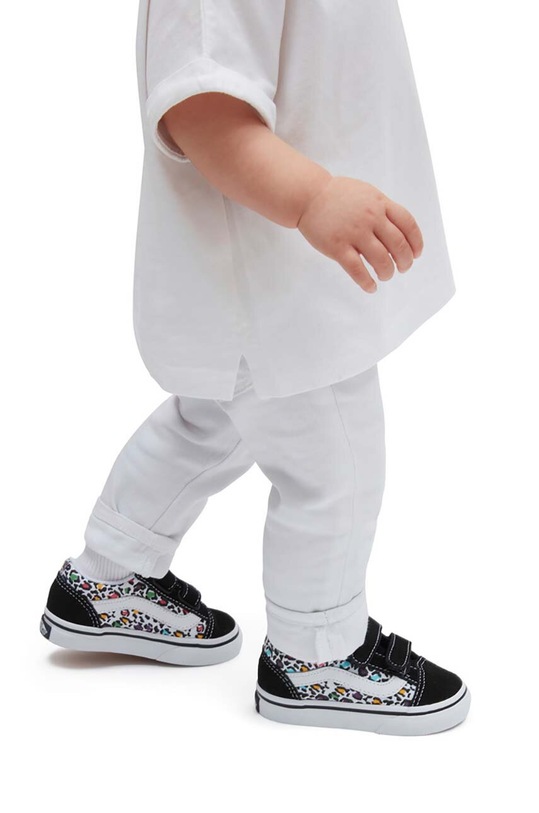 Detské tenisky Vans Old Skool V semišová koža čierna VN0009RCBMV