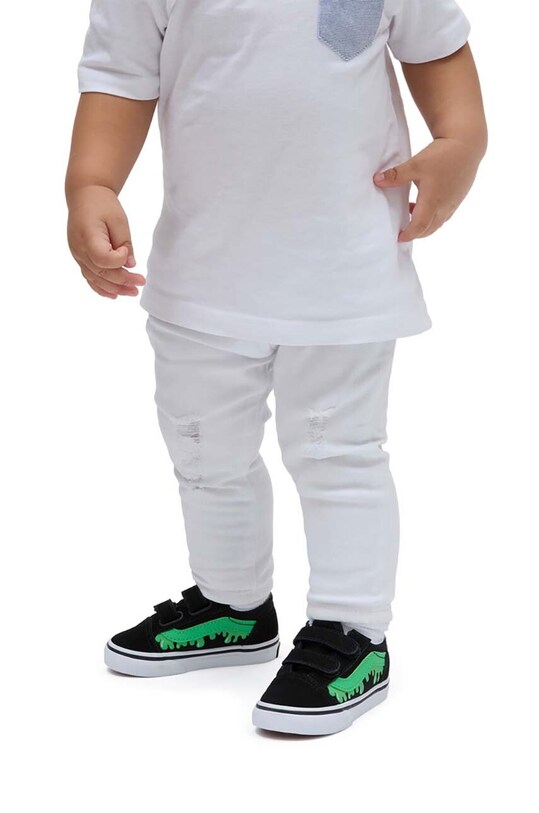 Detské tenisky Vans Old Skool V semišová koža čierna VN000CPZYJ7