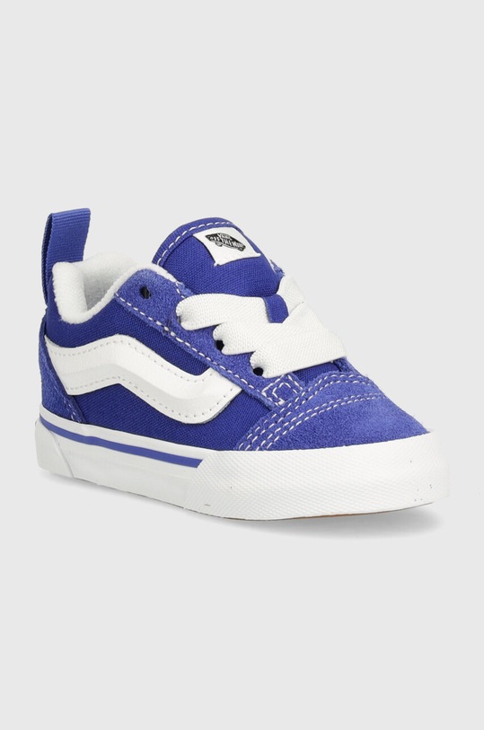 Dětské semišové tenisky Vans Knu Skool Elastic Lace semišová kůže modrá VN000D0KBES