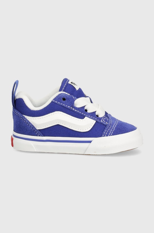 Dětské semišové tenisky Vans Knu Skool Elastic Lace VN000D0KBES modrá SS24